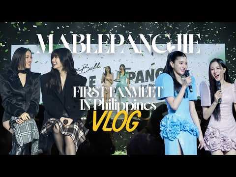 CLAIREBELL IN MANILA FAN MEET 🤍✨ | Mabel & Pangjee fly across the sea to Manila ✈️