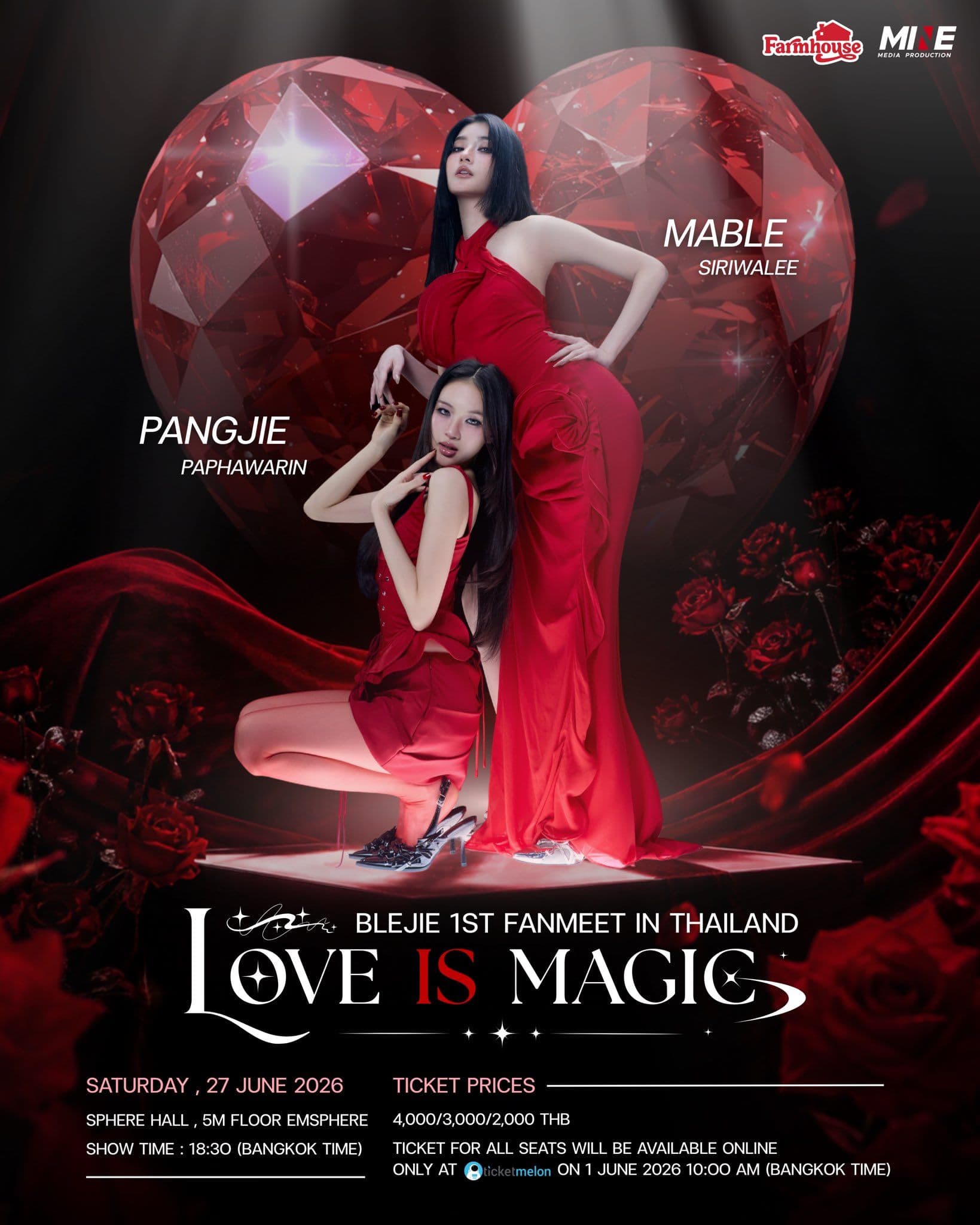 BLEJIE 1ST FANMEET IN THAILAND "LOVE IS MAGIC" 🔮🤍✨